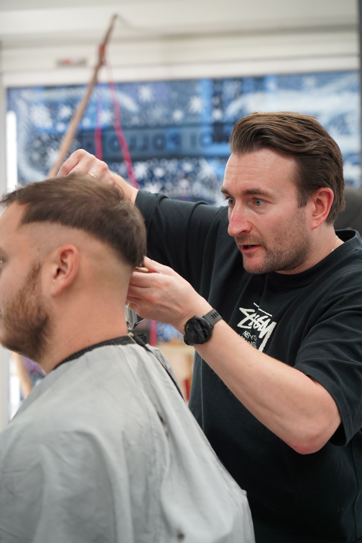 Nick Lowdon, Barber at The Hoi Polloi